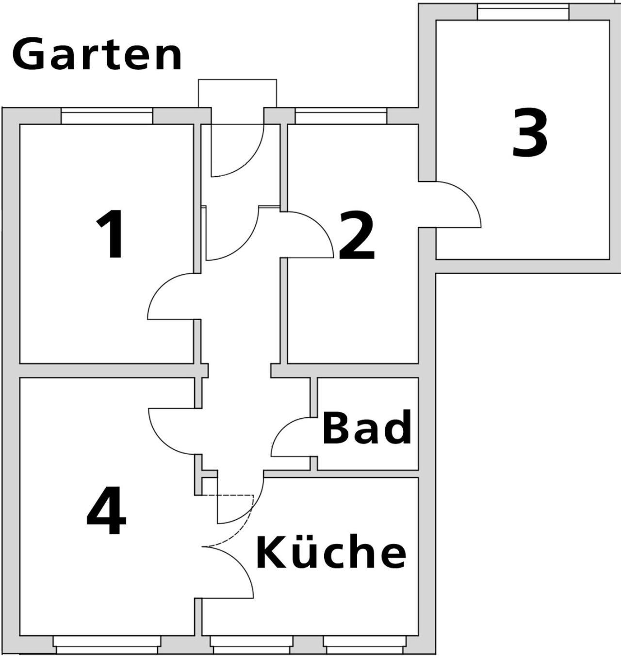 Messe-Apartment, 4 Schlafzimmer, 80 Qm, Garten - 6 Km Zur Messe, Verkehrsguenstig, Ruhig, Parkplaetze Νυρεμβέργη Εξωτερικό φωτογραφία